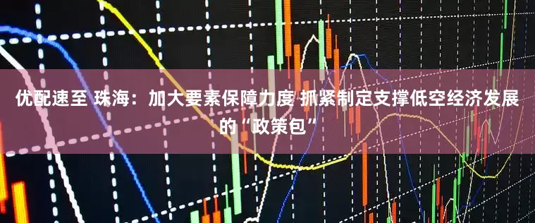 优配速至 珠海：加大要素保障力度 抓紧制定支撑低空经济发展的“政策包”